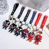 Wholesale inventory Hero Doll Cartoon Keychain Soft Rubber PVC Car Pendant School Bag Silicone Anime Birthday Gift