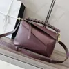 Top Designer Bags puzzles Shoulder Handbag Lowwe Women's Woven handheld 1:1 high-end patchwork leather geometric crossbody bag