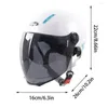 Capacetes de motocicleta Full Face Hockproof Moto Ciclomotor Street Bike Racing Crash Motocross para Mulheres Homens Acessórios