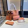 Bolso de lujo para mujer, bolsos de hombro, bolso cruzado, bolso de mano, billetera, bolso de diseñador, combo 3 en 1, a la venta, precio bajo, lujoso y elegante