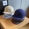 Ball Caps Short Brim Five-Piece Cap Peaked Men And Women Couple Outdoor Camping Hat Sports Soft Baseball