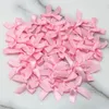 Decoraciones navideñas 50 piezas / paquete 44 cm Arcos de cinta rosa fresca Tamaño pequeño Arco de satén Flor Artesanía Decoración Trabajo hecho a mano Fiesta de bricolaje 230908