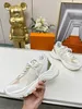 Casual Shoes Luxury Designers Ace Sneakers Casual Dress Tennis Shoes Men Women Lace Up Classic White Leather Mönster 0904