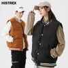 Mäns västar histrex män termisk västjacka vinter höst ärmlös avslappnad puffer väst kvinnor löser tjock varm kappa korea mode streetwear 230908