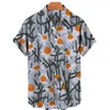 Chemises décontractées pour hommes 2023 Hawaii Beach Summer Plus Big Las Vegas Vêtements à manches courtes Designer floral Luxe surdimensionné Top Promotion