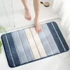 Tapis de bain Eovna tapis de salle de bain tapis d'entrée rayé absorbant porte de ménage anti-dérapant Dropshopping