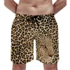 Shorts pour hommes Cheetah Brown Board Caché Léopard Graphique Hommes Mignon Pantalon Court Haute Qualité Douanes Grande Taille Maillot De Bain