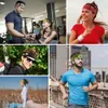 Sweatband gótico crânio headband suor bandagem esporte cabeça faixa de cabelo treino tênis fitness jog basquete correndo assustador mulheres homens 230907