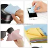 Lenskleding 20 stuks Microvezelreiniging Brildoekjes voor delicate oppervlakken Lenzen Brillen Mobiele telefoon Sns Camera Sieraden Cleanin Dro Dhfx7