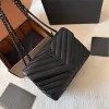 Loulou Puffer Designer Bag حقيبة يدوية مبطن y أكياس الكتف الجلدية المصمم مصمم Women Bag Toy Lambskin Crossbody Based سلسلة أسود 10A حقائب الفاخر عالي الجودة