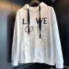 Designer heren hoodie trui Lowe merk sweatshirt print losse brede modemerk top truien voor dames