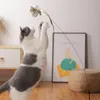 Kattenspeelgoed Simulatie Vogel interactief kattenspeelgoed Grappige veervogel met bel Kattenstokspeelgoed voor kitten Spelen Teaser Wandspeelgoed Katbenodigdheden 230908