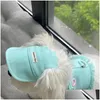 Cão vestuário ao ar livre roupas para animais de estimação clássico padrão moda ajustável arnês casaco bonito teddy hoodies terno pequeno colar accessor ps216 dhpu9