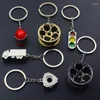 Keychains Fashion Traffic Signal Light Tamin Hemlet Style Alliage Pendant Pendants Chains Keyring Auto Refetting Partment Sac Holder Keychainnlpg