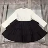 Luxe Kids Meisjes lange mouwen prinses tutu jurk mode herfst ruche taart jurk kind meisje luxe designer kinderen babykleding