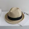 Brede rand hoeden emmer lente en zomer retro heren dames Britse stijl handgemaakte gehaakte zonnescherm jazzhoed volwassen bowler starter cap 230907