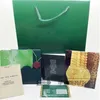 Green Brand Watch Original Box Papers Card Purse Present Boxes Handbag 185mm 134mm 84mm 0 7 kg för 116610 116660 116710 258V