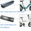 Elektryczny bateria rowerowa 36 V 10,4AH 11,6AH 14AH 250W Zintegrowana składana bateria EBIKE Li-Ion Flebi Swan Lite Plus 2022 Bigfoot