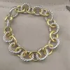 Bangle Designer Hemp Ring Bracelets Twisted Pearl Thick 7MM Chain Oval Bracelet Jewelry Designers Men Love Women Opening G2309823PE-3