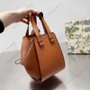 Luxury Women's Shoulder Bag Designer Hammocks Handbag Lowwe Leather Crossbody Tote Large capacity shopping bag for women