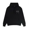 Modemärke Tröja Crack Letter Splash Ink Flow Paint Graffiti Hoodie Par Outfit Coat