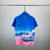 2Men designer koszule Summer Shoort Sleeve Casualne koszule moda luźna polo w stylu plażowym oddychając Tshirts TEE Clothingq210