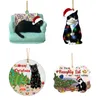 Christmas Decorations Xmas Black Cat Pendant Party Decoration Ornament Tree Hanging Ornaments 230907