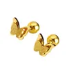 Fashion 18K Rose Gold earrings Butterfly Luxury designer earrings,Frosting Earrings for weddings women,top quality gift