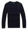 2023新しいファッションメン冬の刺繍セーター長袖編みセーターコート輸入服を着た男性ポロスプラスプラスサイズS-2xl