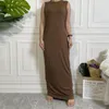 ملابس عرقية مثير للمرأة العربية المسلمة Abayat All-Match Olcyfeless Dress