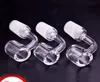 10pcs kadın erkek 10 14 18 mm kuvars tırnak 4mm kalınlığında 45 90 derece 100% saf kuvars banger çivi Bong sigara borusu için domuzes 12 ll