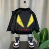 Kinder Designer Baseballjacke Junge Frühling Herbst Bomberjacken Kindermantel