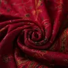 Sjaals Paisley Bloemen Randen Patroon Pashmina Zijden Sjaal Omslagdoek Omkeerbaar Comfortabel Vintage Met Franjes 70X180cm 200g 230908