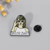 Fashion humanoid designer Pins brooch wedding date alloy material badge jewelry