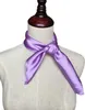 Foulards Écharpe carrée de couleur unie pour femmeLF2030908