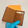 Kompakter Taschen-Organizer M60502, modischer Kurz-Luxus-Mehrfach-Geldbörsen-Schlüssel-Münzen-Kartenhalter für Herren, Damier Graphite Canv2072