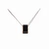 VIP Link Woman Luxury Designer Jewelry Necklaces Roman Numeral Ceramic Pendant Stainless Steel Mens Necklace Gold Chain Box for Ol261r
