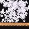 Decorazioni natalizie 100 pezzi 1030 mm feltro bianco fiocco di neve adesivo non tessuto patch appliques mestiere festa fai da te scrapbooking decor C2767 230907