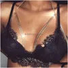 Andere einfache Mti Layer Bikini Brustkette BH Harnes Strand Y Body Dessous Schmuck Festival Party Geschenk 221008 Drop Delivery Dhuva