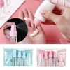 Storage Bottles Plastic Travel Kit Portable Refillable Leakproof Toiletry Containers Set Sub Bottle Clear Empty Liquid