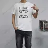 Lowe classique imprimé col rond à manches courtes unisexe mode polyvalent coton T-shirt décontracté chemises amples fermeture éclair T-shirt grande taille mode T-shirt