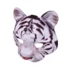 Maschere in maschera di tigre Leopardo animale Mardi Gras Halloween Mezza maschera Costumi Cosplay Kabuki Cat Dancing Party Puntelli