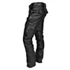 Herrbyxor man retro läder motorcykel street höst vinter punk goth slim casual long byxor pantalon homme203c