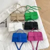 Bolsos de hombro de cuero de moda para mujer, bolso de diseñador de lujo, bolso cruzado Simple para mujer, bolsos casuales, bandolera cuadrada