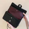 Designer-Kettentasche, luxuriöse Handtasche, 10A, Spiegelqualität, klassische Umhängetaschen, Lammfell-Überschlagtasche mit Box