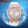 Hochwertige AAA-Uhren mit automatischem 8215-Uhrwerk, Datums-Herrenuhren, luxuriöse Mode, Herren-Vollstahlband, Quarzwerk, Uhr, Gold, Silber, Freizeit-Armbanduhr