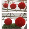 装飾的な花16inch 40cmウェディングシルクポマンダーキスボールフラワー飾り庭市場の装飾のために人工装飾