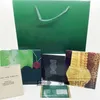 Green Brand Watch Original Box Papers Card Purse Present Boxes Handbag 185mm 134mm 84mm 0 7 kg för 116610 116660 116710 258V