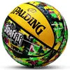 Bollar Original Basketball No.7 Rubber Graffiti Outdoor Flower Ball Cool Street Blue 84 373Y 230907