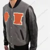 Designer-Jacke von Brand, weißer Mantel, neuer Herbst/Winter Heavy Industry, besticktes Alphabet, Woll-Baseballjacke, lässige Oberteile für Herren und Damen